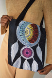 Galaxy Dream Catcher Beach Bag Tote