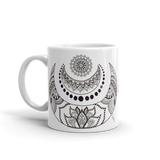 Crescent Moon Mandala Mug