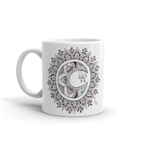 Zentangle Moon Mandala Mug