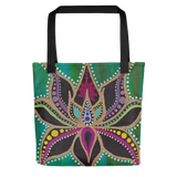 Lotus Flower Beach Bag Tote