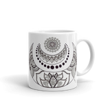 Crescent Moon Mandala Mug