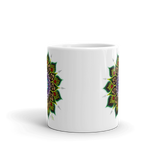 Flower Mandala Coffee Mug, side view
