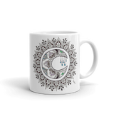 Zentangle Moon Mandala Mug