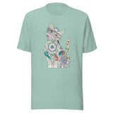 Zen Cat Unisex T-shirt, Sizes XS - 5XL