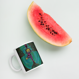 Rooted Sole Mug with watermelon for scale